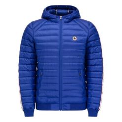 Kurtka JOTT COLIN Niebieski. Niebieskie kurtki męskie Jott, m, bez wzorów, z tkaniny, bez ramiączek, bez kaptura. Za 404.99 zł.