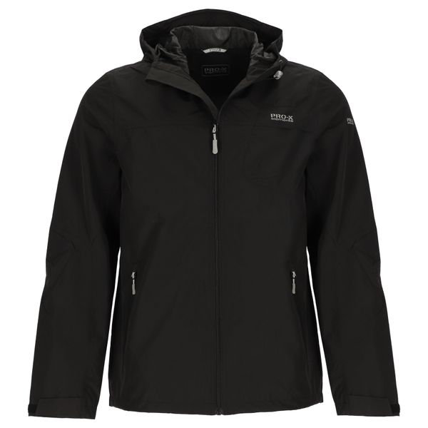 Kurtka wodoodporna Pro-X Elements Dieter. Czarne kurtki męskie PRO-X ELEMENTS, bez wzorów, sportowe, bez ramiączek, bez kaptura. Za 378.50 zł.