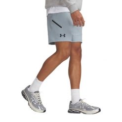 Spodenki męskie Under Armour Unstoppable. Niebieskie szorty sportowe męskie Under Armour, bez wzorów, sportowe. Za 239.99 zł.