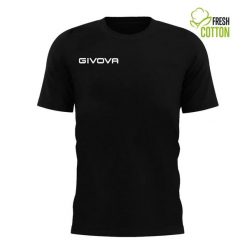 Bawełniana koszulka Givova Fresh Black 2xl. Czarne t-shirty sportowe męskie Givova, xl, bez wzorów, z bawełny, sportowe, bez ramiączek. Za 52.68 zł.