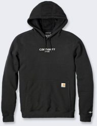 Bluza Carhartt Force Lightweight Logo Black. Czarne bluzy nierozpinane męskie Carhartt, m, bez wzorów, bez ramiączek, bez kaptura. Za 273.04 zł.
