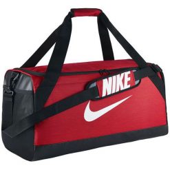 Nike Torba sportowa Brasilia M czerwona (BA5334-657). Torby sportowe męskie Nike. Za 101.67 zł.