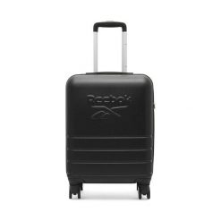 Walizka kabinowa Reebok. Czarne walizki męskie Reebok, bez wzorów. Za 259.99 zł.