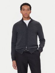 BOSS Kardigan H-Heterno 50549950 Szary Regular Fit. Szare kardigany męskie Boss, m, bez wzorów, z wełny, bez ramiączek. Za 709.99 zł.