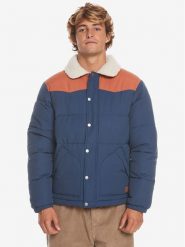 Quiksilver Kurtka puchowa The Puffer Jckt EQYJK03981 Granatowy Regular Fit. Niebieskie kurtki męskie Quiksilver, m, bez wzorów, z puchu, bez ramiączek, bez kaptura. Za 539.99 zł.