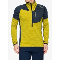 Polar męski CMP Blisq. Żółte bluzy z polaru męskie CMP, m, bez wzorów, z polaru, bez ramiączek, bez kaptura. Za 215.19 zł.
