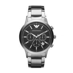 Zegarek Emporio Armani. Szare zegarki męskie Emporio Armani, srebrne. Za 1,679.00 zł.
