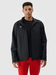4F Softshell wiatroodporny membrana 5000 męski - czarny XXL. Czarne kurtki softshell męskie 4f, na zimę, m, bez wzorów, z dzianiny, bez kaptura, windstopper. Za 229.99 zł.