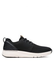 Clarks Sneakersy Motion Trek MX 26181981 Czarny. Czarne buty sportowe na co dzień męskie Clarks, m, bez wzorów, z materiału, bez ramiączek, bez kaptura. Za 249.99 zł.