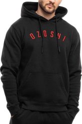 Bluza męska Ozoshi Brazos czarna OZ93898 L. Czarne bluzy nierozpinane męskie Ozoshi, l, bez wzorów, bez ramiączek, bez kaptura. Za 180.02 zł.