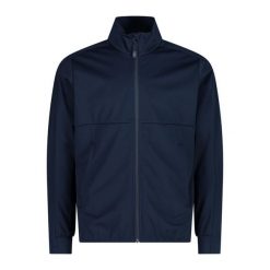 Kurtka wodoodporna CMP. Niebieskie kurtki softshell męskie CMP, bez wzorów, z softshellu, bez kaptura, trekkingowe. Za 422.00 zł.