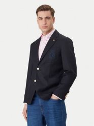 Tommy Hilfiger Marynarka Pennu Crest Club MW0MW41807 Granatowy Slim Fit. Niebieskie marynarki męskie Tommy Hilfiger, m, bez wzorów, z wełny. Za 2,089.00 zł.