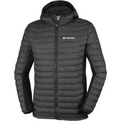 Kurtka Columbia Powder Pass. Czarne kurtki męskie Columbia, m, bez wzorów, z puchu, sportowe, bez ramiączek, bez kaptura. Za 429.99 zł.
