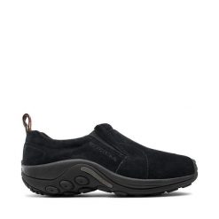 Półbuty Merrell. Czarne codzienne półbuty męskie Merrell, bez wzorów, bez obcasa, bez zapięcia. Za 269.99 zł.