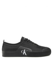Calvin Klein Jeans Trampki Skater Vulc Laceup Low Ny YM0YM00459 Czarny. Czarne trampki męskie Calvin Klein Jeans, bez wzorów, z jeansu, bez zapięcia. Za 239.99 zł.