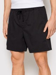 Vans Szorty materiałowe Mn Range VN0A5FKD Czarny Relaxed Fit. Czarne szorty sportowe męskie Vans, bez wzorów, z bawełny, sportowe. Za 179.99 zł.