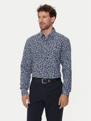 Boss Koszula C-Hal-Kent-C1-223 50513648 Granatowy Casual Fit. Niebieskie koszule męskie Boss, m, bez wzorów, z bawełny, bez kołnierzyka, bez ramiączek. Za 299.99 zł.