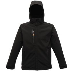 Męski Softshell Repeller Professional. Czarne kurtki softshell męskie Regatta, m, bez wzorów, z softshellu, bez kaptura, trekkingowe. Za 390.99 zł.