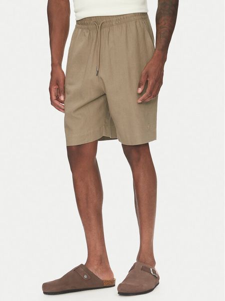 Emporio Armani Szorty materiałowe EM000681 AF12356 U6189 Brązowy Regular Fit. Brązowe szorty męskie Emporio Armani, bez wzorów, z materiału. Za 559.99 zł.