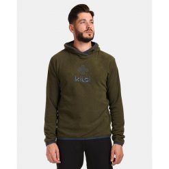 Męska bluza polarowa z kapturem Kilpi FLOND-M. Zielone bluzy z kapturem męskie Kilpi, m, bez wzorów, z polaru, z kapturem. Za 163.85 zł.