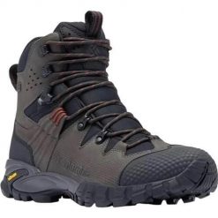 Buty trekkingowe męskie Columbia Geoterra Outdry. Brązowe buty zimowe męskie Columbia, bez wzorów, z materiału, sportowe, za kostkę, bez obcasa, bez zapięcia. Za 852.00 zł.