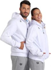 Arena Bluza rozpinana z kapturem Arena Team Hooded Jacket Panel White R.XXL. Białe bluzy rozpinane męskie ARENA, m, bez wzorów, bez ramiączek, z kapturem. Za 312.62 zł.