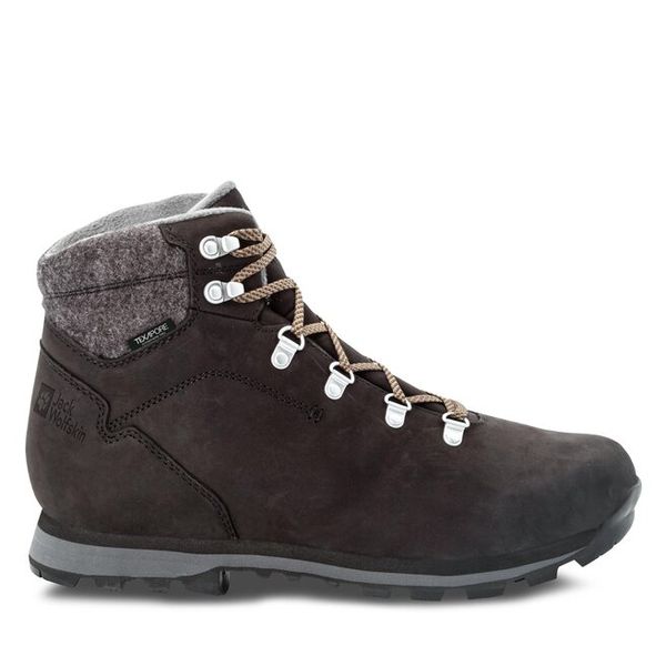 Trekkingi Jack Wolfskin. Szare buty trekkingowe męskie Jack Wolfskin, bez wzorów, bez zapięcia, trekkingowe. Za 649.99 zł.