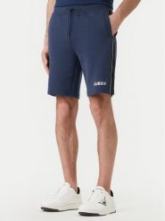 Guess Szorty sportowe Z4RD04 KB3P2 Granatowy Regular Fit. Niebieskie szorty sportowe męskie Guess, z aplikacjami, z syntetyku, sportowe. Za 329.99 zł.