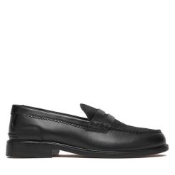 Mokasyny Clarks. Czarne mokasyny męskie Clarks, bez zapięcia. Za 699.99 zł.