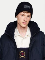 Tommy Hilfiger Czapka Monotype AM0AM12889 Granatowy. Niebieskie czapki męskie Tommy Hilfiger, na zimę, bez wzorów, z materiału. Za 249.99 zł.