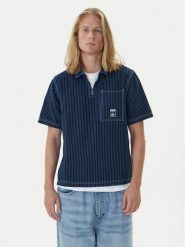 Adidas Polo Wabash JW0169 Granatowy Loose Fit. Niebieskie koszulki polo męskie ADIDAS, l, bez wzorów, z bawełny, bez kołnierzyka, bez ramiączek. Za 219.99 zł.