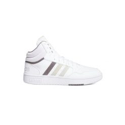 Buty adidas Hoops 3.0 Classic Vintage biały. Białe buty do biegania męskie ADIDAS, bez wzorów, ze skóry, bez zapięcia, do biegania. W wyprzedaży za 278.55 zł.
