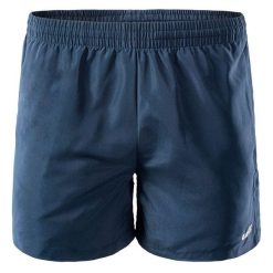 Męskie Spodenki Treningowe Solme. Niebieskie szorty sportowe męskie Hi-tec, bez wzorów. Za 66.99 zł.