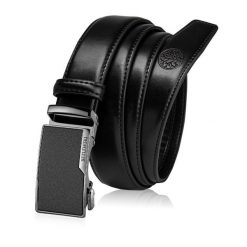Skórzany pasek męski BETLEWSKI Czarny 120. Czarne paski męskie Betlewski, bez wzorów, ze skóry. Za 109.99 zł.
