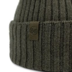 Czapka zimowa z wełny merino Norval. Brązowe czapki męskie Buff, na zimę, bez wzorów, z wełny, sportowe. Za 207.99 zł.