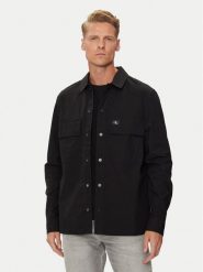 Calvin Klein Jeans Koszula Cargo J30J326970 Czarny Regular Fit. Czarne koszule męskie Calvin Klein Jeans, m, bez wzorów, z bawełny, bez kołnierzyka, bez ramiączek. Za 479.99 zł.
