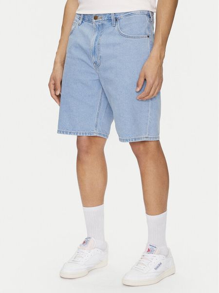 Lee Szorty jeansowe Asher 112364084 Niebieski Loose Fit. Niebieskie szorty męskie Lee, bez wzorów, z bawełny. Za 189.00 zł.