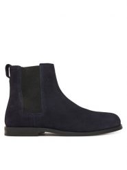 Calvin Klein Sztyblety Ess Rubber Chelsea Su HM0HM02055 Czarny. Czarne sztyblety męskie Calvin Klein, ze skóry, bez obcasa, bez zapięcia. Za 559.99 zł.