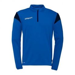 Bluza treningowa męska Uhlsport Squad 27. Niebieskie bluzy nierozpinane męskie Uhlsport, m, bez wzorów, sportowe, bez ramiączek, bez kaptura. Za 191.50 zł.