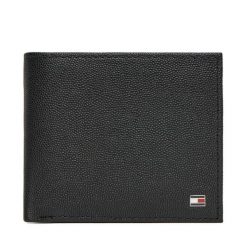 Portfel Tommy Hilfiger. Czarne portfele męskie Tommy Hilfiger, bez wzorów. Za 309.99 zł.