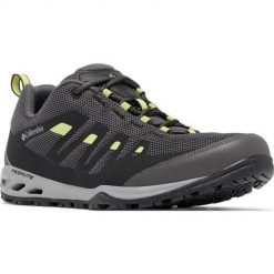 Buty trekkingowe męskie Columbia BM4524089. Czarne buty trekkingowe męskie Columbia, bez wzorów, z materiału, sportowe, bez obcasa, bez zapięcia. W wyprzedaży za 368.70 zł.