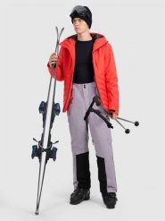 4F Spodnie narciarskie z szelkami membrana Dermizax 20000 męskie - szare L. Szare spodnie narciarskie i snowboardowe męskie 4f, bez wzorów, narciarskie, Dermizax. Za 999.99 zł.