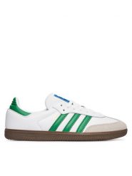 Adidas Sneakersy Samba Og IG1024 Biały. Białe buty sportowe na co dzień męskie ADIDAS, m, bez wzorów, ze skóry, bez ramiączek, bez kaptura. Za 529.99 zł.