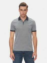 Tommy Hilfiger Polo MW0MW38492 Niebieski Regular Fit. Niebieskie koszulki polo męskie Tommy Hilfiger, m, bez wzorów, z bawełny, bez kołnierzyka, bez ramiączek. Za 239.99 zł.