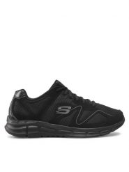 Skechers Sneakersy Flash Point 58350/BBK Czarny. Czarne buty sportowe na co dzień męskie Skechers, m, bez wzorów, ze skóry, bez ramiączek, bez kaptura. Za 169.00 zł.