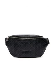 Calvin Klein Nerka Emblem Aop Coated Waistbag LV04D3135G Czarny. Czarne saszetki męskie Calvin Klein, bez wzorów, ze skóry. Za 369.99 zł.