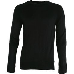 Czarny Sweter Sure To Fall. Czarne swetry męskie Born2be, z okrągłym kołnierzem. Za 64.99 zł.