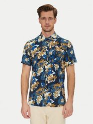 Blend Koszula 20718224 Granatowy Slim Fit. Niebieskie koszule męskie Blend, m, bez wzorów, z wiskozy, bez kołnierzyka, bez ramiączek. Za 89.99 zł.