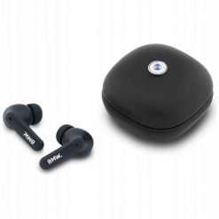 Słuchawki BMW Słuchawki Bluetooth TWS Leather Metal Logo ENC black. Czarne słuchawki bluetooth BMW. Za 142.38 zł.