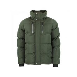 Kurtka narciarska Peak Mountain. Zielone kurtki narciarskie i snowboardowe męskie Peak Mountain, na zimę, m, bez wzorów, narciarskie. W wyprzedaży za 454.00 zł.